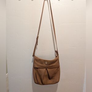 Tory Burch Tan Leather Shoulder Bag